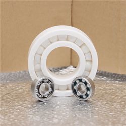 High-Speed Quiet Maintenance-Free 6206 P0 Ceramic Bearings Single Row Deep Groove Ball Bearings for Food Factory Restaurant