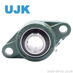 Ujk Pillow Block Units UCFL205 - 25mm Bore Surplus Bearings with Locking Collar for Conveyor Rollers