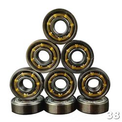 Ujk Roller Skate Ceramic Bearings 608-2RS Zro2 ABEC9 Professional Speed Skating