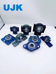 Ujk UCP206 Pillow Block Bearings, Chrome Steel Self-Aligning for Conveyors, Fans and Agricultural Equipment