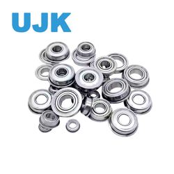 Flanged Ball Bearings Mf83zz Open 3X8X9.2X2.5X0.6 for Optical Comparator Stages Dial Caliper Rack Guides