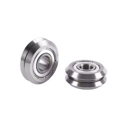 Bore 4mm 5mm 6mm 8mm 9mm 10mm 3D Printer Use 20 Aluminum Profile Rail Plastic Coated Pulley Roller V/W Groove Bearings Bw25