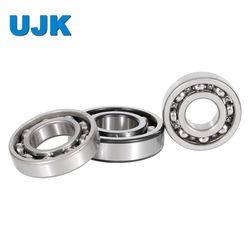 Ujk 6202-Zz Radial Ball Bearings, Shielded Chrome Steel for Electric Motors, Power Tools and Small Appliances
