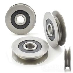 U or V-Groove Miniature Roller (straightening wheel) , Wire Wheel Bearing 608zzv1.5-90 608zzv2.5-120 6082RAV2-120 626zzv1-90 6262rsv2-120 6352rsv2-120