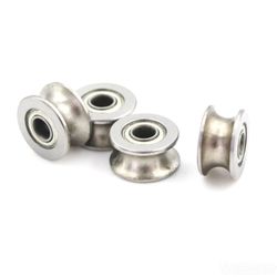 U or V-Groove Miniature Roller (straightening wheel) , Wire Wheel Bearing 6252rsv1.5-90 6252rsv2-120 M624zzv3-135 624zzv0.6-90 SL11162rsv0.6-90 SL13162rsv0.