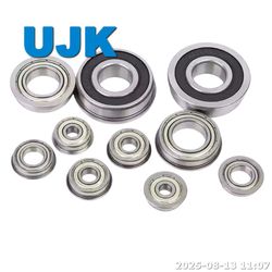 Miniature Flange Bearings F602xzz Open 2.5X8X9.5X2.8X0.7 F602xzz Zz 2.5X8X9.5X4X0.9 for Thermostat Bimetallic Coils