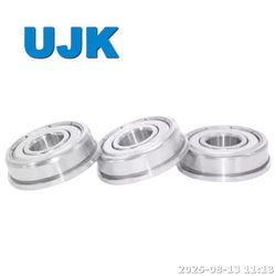 Flanged Steel Ball Bearings F697zz Open 7X17X19X5X1.2 F697zz Zz 7X17X19X5X1.2 Fuel Valve Control Shafts Radar Antenna Positioning Units