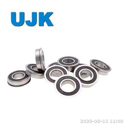 Miniature Flange Bearings F6801zz Open 12X21X23X5X0.8 F6801zz Zz 12X21X23X5X1 for Pick-and-Place Nozzle Spindles Cable Carrier Guidance Rollers