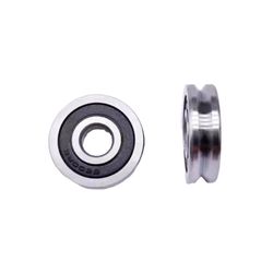 High Quality V624zz 2RS Roller Miniature 4X13X6mm Wheel Pulley Deep Groove Ball Bearing V U Groove Guide Rail for 3D Printing