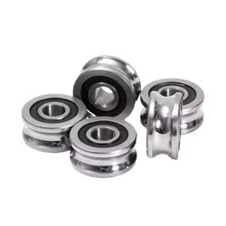 U Groove Bearing Roller Wheel Pulley Ball Bearing Guide Track Roller Bearings Sg20-2RS 6X24X11mm