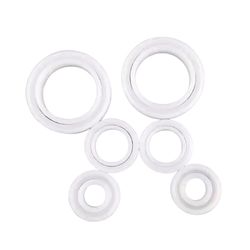Custom Non-Standard Plastic Coated Bearings, Nylon/POM/PU Wrapped Deep Groove Ball Bearing, OEM/ODM Plastic Roller with Precision Steel Core, Tailored Sizes & S
