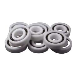 Anti-Corrosion POM PP Plastic Bearing 608 6000 6203 6205 6300 6900 Waterproof Plastic Ball Bearings with Glass/Stainless Steel Balls
