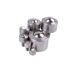 Cy-25b Ball Transfer Unit, 1 Inch (25.4mm) Carbon Steel Roller Ball Bearing, Universal Swivel Caster Mounted for Conveyor Systems and Transmission Table (Pack O