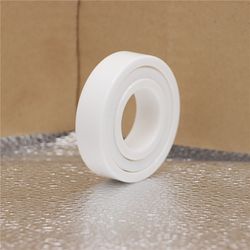 Full Ceramic High Speed Bearing 6206 6306, Si3N4 Silicon Nitride Ball Bearing, 800°C Heat Resistant & Anti-Corrosive Oil-Free Self-Lubricating Bearing for Chemi