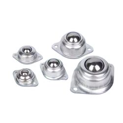 Heavy Duty Universal Base Conveyor Roller Ball Steel Caster Transfer Bearings for Industrial Mining Industrial