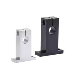 Aluminium Alloy Linear Shaft Support Block Anodized Finish Linear Motion Bearing 1000n Static Load Capacity Large Capability