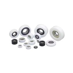 Custom PA6 Black Plastic Nylon Sheave Pulley Bearings Timing Type for Transmission Machinery Construction Industries POM OEM