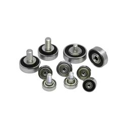 External Thread Bearing with 304 Stainless Steel Screw Bearing Axle Rod Screw Track Small Pulley Guide Wheel Bearing