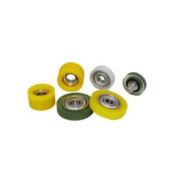 Small Plastic Ball Bearing Pulley Wheel, Nylon Coated Ball Bearing for Sliding Door and Windows Roller Pulley 626 608
