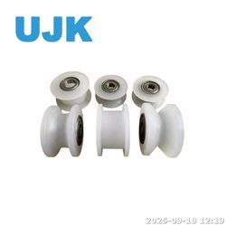Factory Customized Plastic Nylon Roller Bearing Wheel CNC Processing Plastic Nylon Pulley