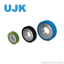 PU POM U Groove Flat Pulley Wheel 625zz 608RS Nylon Ball Bearing 8X30X7mm Payload 15kg Oil for Drawer Rollers-BS60830-7