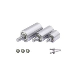 Custom Polyurethane Wheel Industrial Roller Two Bearings PU Conveyor Drive Rollers Heavy Duty Urethane Rubber Roller Recovering