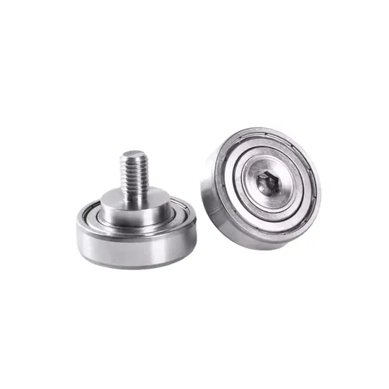 External Thread Bearing with 304 Stainless Steel Screw Bearing Axle Rod Screw Track Small Pulley Guide Wheel Bearing pictures & photos