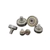 External Thread Bearing with 304 Stainless Steel Screw Bearing Axle Rod Screw Track Small Pulley Guide Wheel Bearing