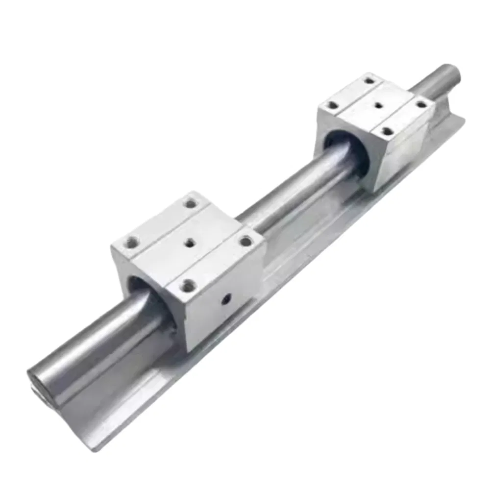 Aluminum Alloy Open Top Wire Locking Ring Support Rail Unit Linear Optical Axis Guide with Dedicated Bearing Seat pictures & photos