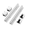 Aluminum Alloy Open Top Wire Locking Ring Support Rail Unit Linear Optical Axis Guide with Dedicated Bearing Seat