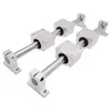 Aluminum Alloy Open Top Wire Locking Ring Support Rail Unit Linear Optical Axis Guide with Dedicated Bearing Seat