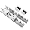 Aluminum Alloy Open Top Wire Locking Ring Support Rail Unit Linear Optical Axis Guide with Dedicated Bearing Seat