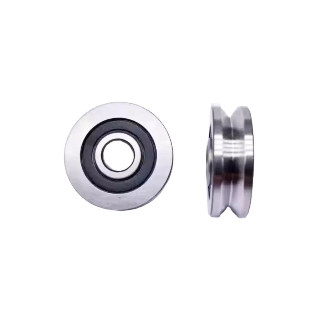 with V-Groove Spring Machine Pulley Straightener Guide Wheel Small Bearing V608zz V608/22 V608/23 V608/26 V-Shaped Wheel pictures & photos