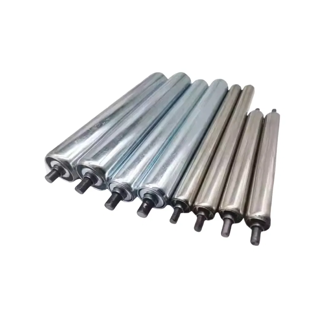 Yellow PU Rubber Roller Factory Customized High Wear Resistant Polyurethane Polymer Plastic Steel Driving Conveyor Roller pictures & photos