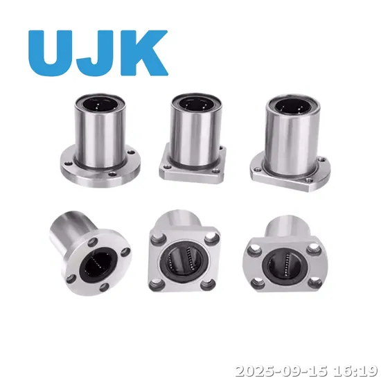 Lmk Series Square Flange Linear Bearing 25mm Lmk25uu Linear Motion Bearing for CNC 25*40*59mm Sleeve Bearing Manufacturers pictures & photos