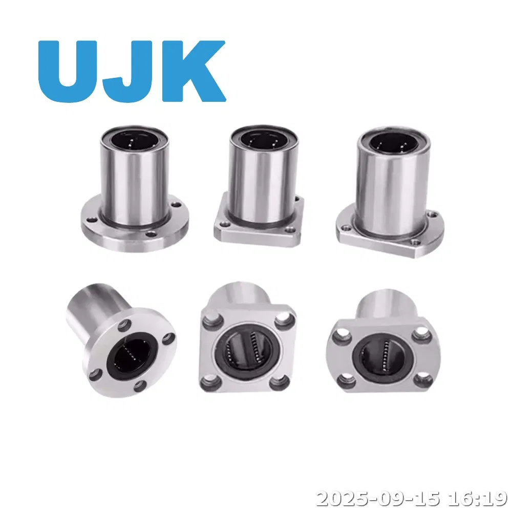 Lmk Series Square Flange Linear Bearing 25mm Lmk25uu Linear Motion Bearing for CNC 25*40*59mm Sleeve Bearing Manufacturers pictures & photos