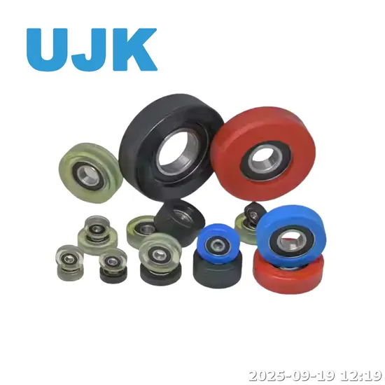 Factory Customized Plastic Nylon Roller Bearing Wheel CNC Processing Plastic Nylon Pulley pictures & photos