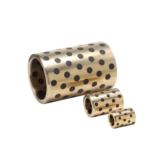 Oilless Self-Lubricating Sleeve Plugged Brass Bearing Carbon Bush Graphite Flange Bronze Bushes Bushing Bearing pictures & photos