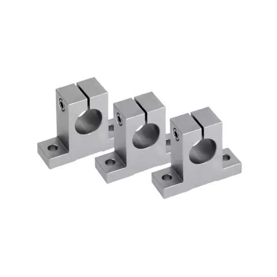Aluminium Alloy Linear Shaft Support Block Anodized Finish Linear Motion Bearing 1000n Static Load Capacity Large Capability pictures & photos