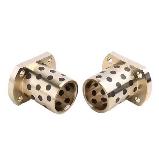 Oilless Self-Lubricating Sleeve Plugged Brass Bearing Carbon Bush Graphite Flange Bronze Bushes Bushing Bearing pictures & photos