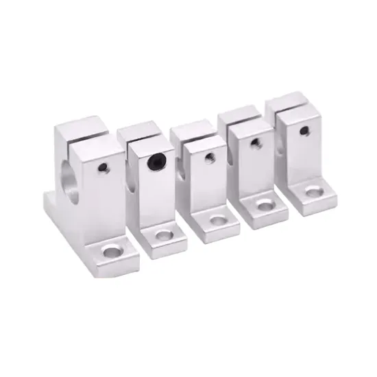 Aluminium Alloy Linear Shaft Support Block Anodized Finish Linear Motion Bearing 1000n Static Load Capacity Large Capability pictures & photos