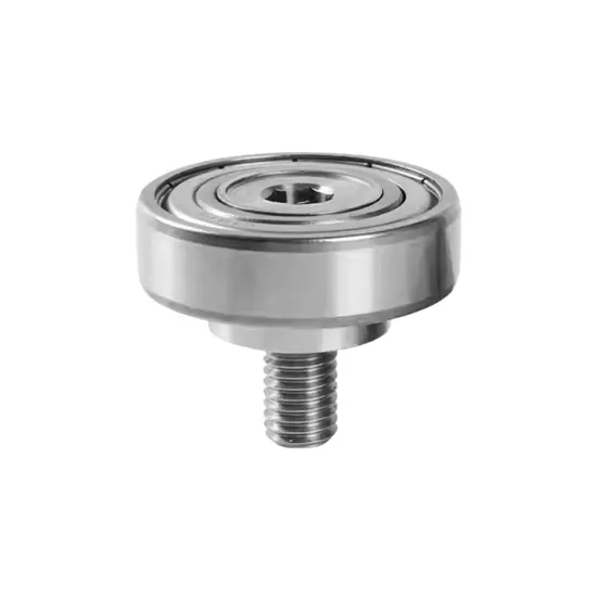 I. D 4-14mm External Thread POM Plastic Coated Bearing High Wear Resistant Nylon Threaded Guide Wheel with Screw Threaded Ball Bearing pictures & photos