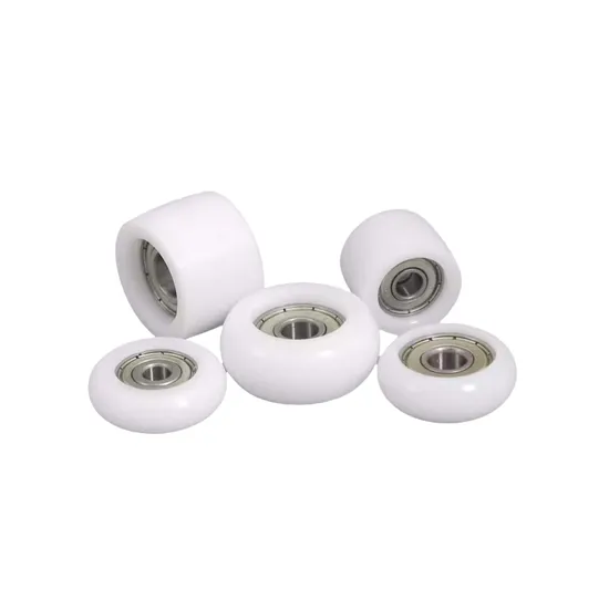 O. D 20mm 22m 25m 28mm 30mm 32mm 36mm 35mm 40mm 45mm 50mm POM Plastic Roller Bearing Nylon Pulley Wheel Roller for Door Window pictures & photos