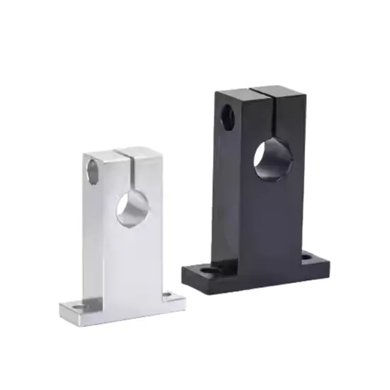 Aluminium Alloy Linear Shaft Support Block Anodized Finish Linear Motion Bearing 1000n Static Load Capacity Large Capability pictures & photos