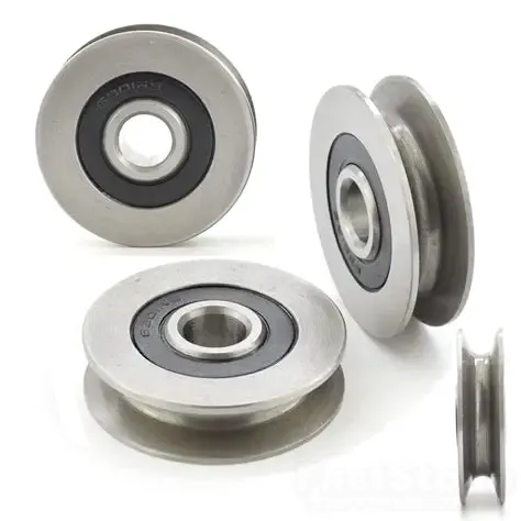 U or V-Groove Miniature Roller (straightening wheel) , Wire Wheel Bearing 608zzv1.5-90 608zzv2.5-120 6082RAV2-120 626zzv1-90 6262rsv2-120 6352rsv2-120 pictures & photos