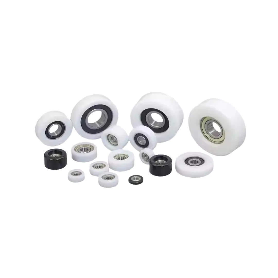 Bdr26 Coated H-Type Pulley Single Ball Bearing Deep Groove Plastic Roller for Tool Cabinet Furniture Mobile Transmission Wheel pictures & photos