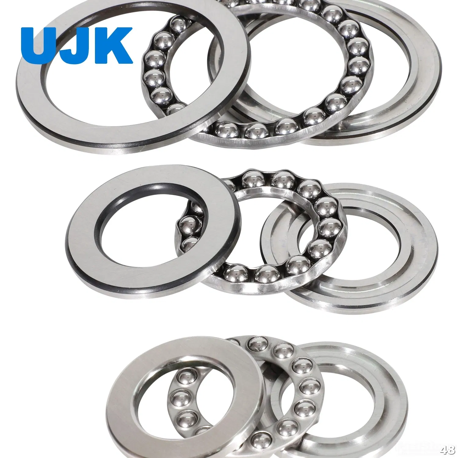 Ujk Thrust Ball Bearings 51100 10X24X9mm - Axial Load Bearing Stainless Steel for Gearboxes & Industrial Machinery pictures & photos