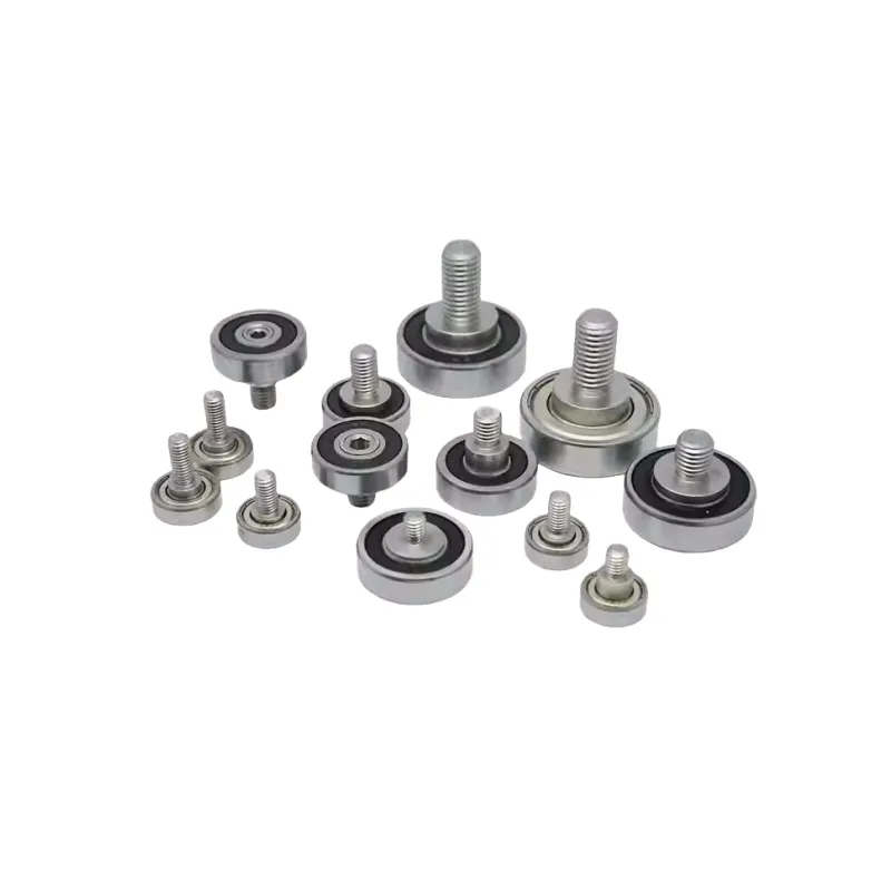 I. D 4-14mm External Thread POM Plastic Coated Bearing High Wear Resistant Nylon Threaded Guide Wheel with Screw Threaded Ball Bearing pictures & photos