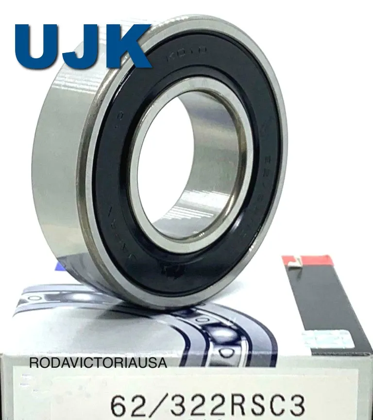 Quality 62/32-2RS 32X65X17 Double Rubber Sealed Deep Groove Ball Bearing 32mm Bore for Industrial Machinery pictures & photos