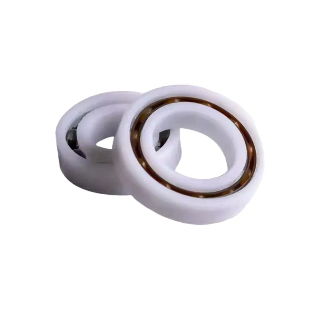 Custom Molded Plastic Covered Bearings with Integrated Gear Core, Precision POM/Nylon Gear Roller for Motion Control, High Speed Deep Groove Ball Bearing with P pictures & photos